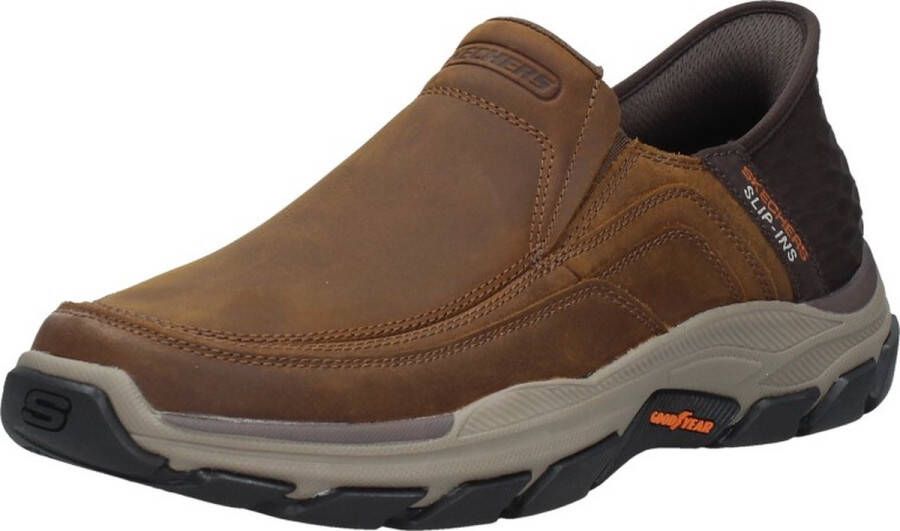 Skechers Hands Free Slip-ins RF Respected instapper Heren Bruin