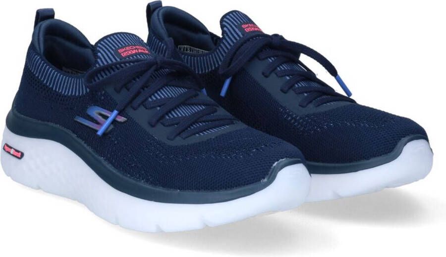 Skechers Hardloopschoenen voor Volwassenen Engineered Flat Knit W Blauw