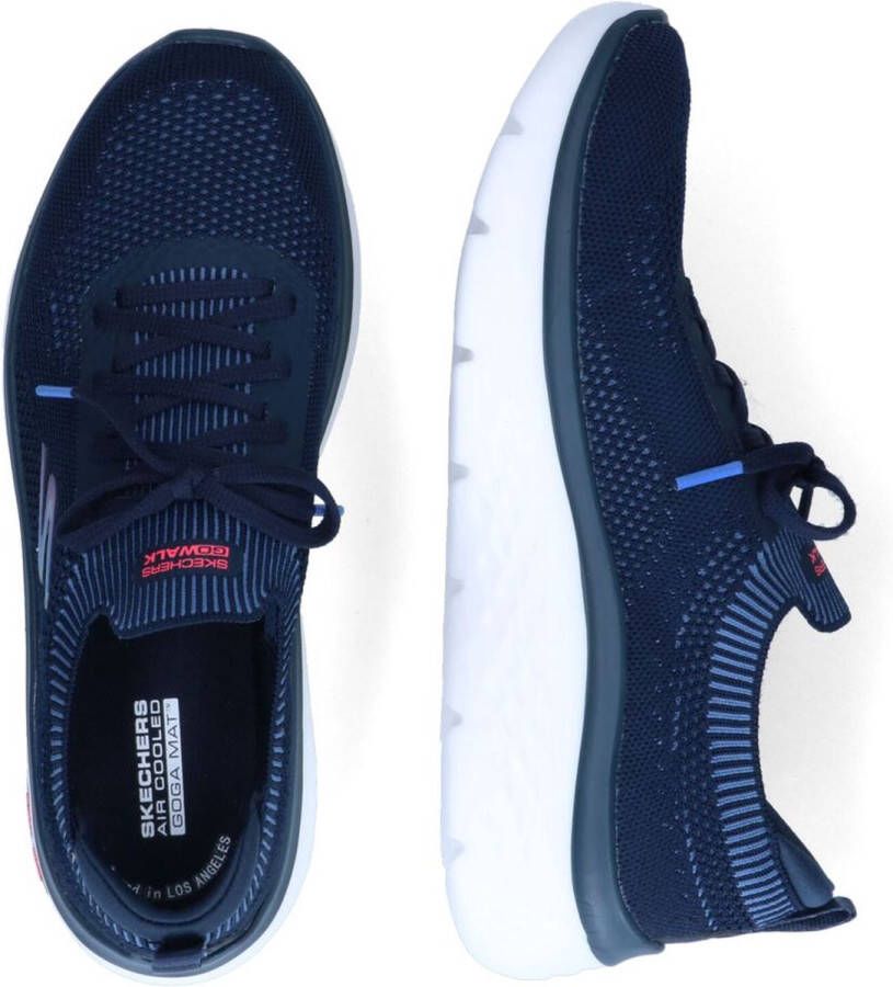 Skechers Hardloopschoenen voor Volwassenen Engineered Flat Knit W Blauw