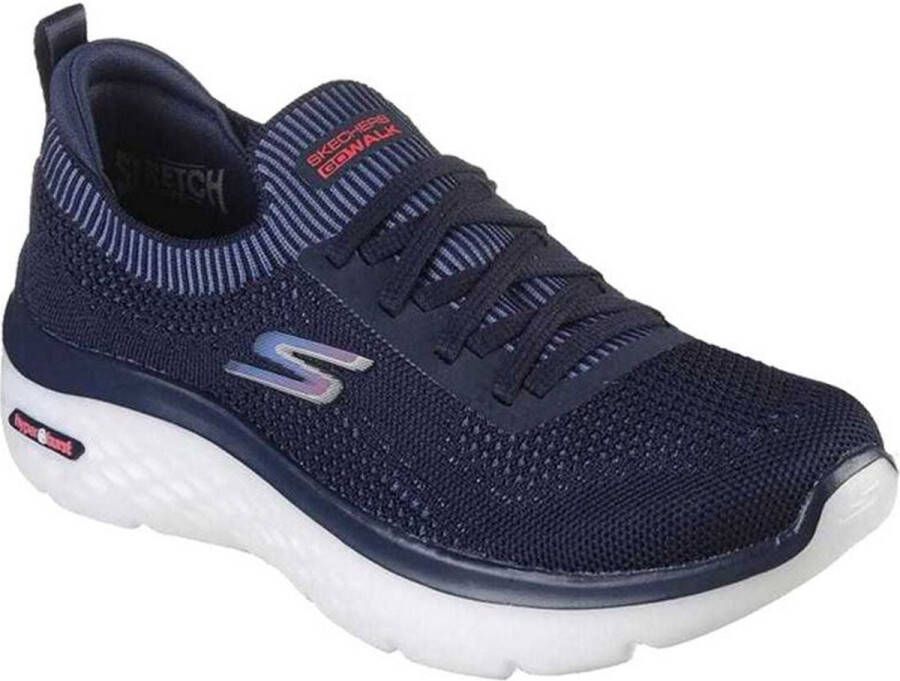 Skechers Hardloopschoenen voor Volwassenen Engineered Flat Knit W Blauw