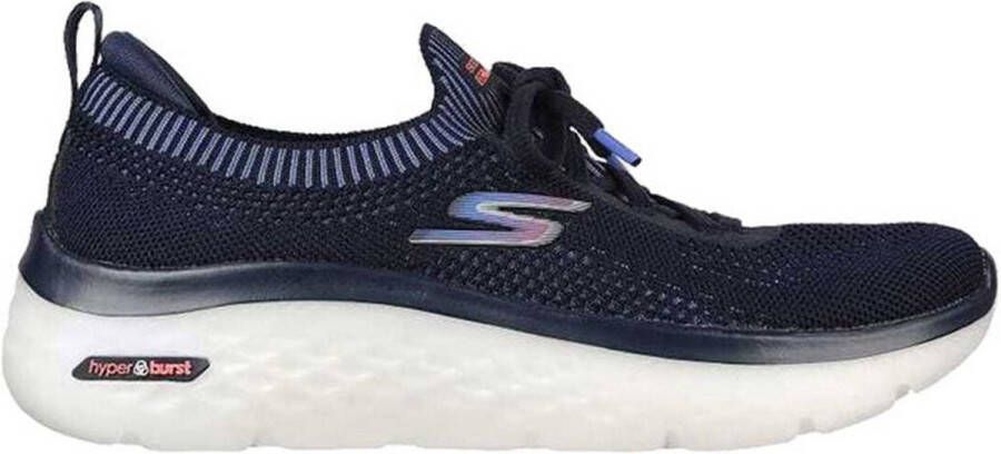 Skechers Hardloopschoenen voor Volwassenen Engineered Flat Knit W Blauw