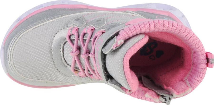 Skechers Heart Lights Heart Chaser 20287N-GYPK voor meisje Grijs Laarzen Sneeuw laarzen