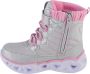 Skechers Heart Lights Heart Chaser 20287N-GYPK voor meisje Grijs Laarzen Sneeuw laarzen - Thumbnail 4