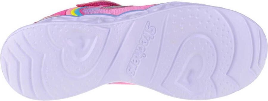 Skechers Heart Lights-Rainbow Lux 302308L-PKMT voor meisje Roze Sneakers Sportschoenen