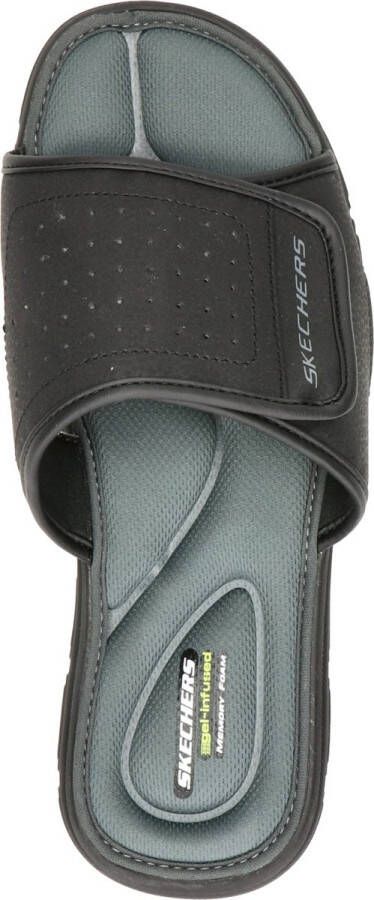 Skechers heren slippers zwart Extra comfort Memory Foam