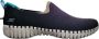 Skechers GO WALK Smart Sunday Brunch Dames Slip-On Sneakers Schoenen Zwart 124315-BKTQ - Thumbnail 2