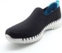 Skechers GO WALK Smart Sunday Brunch Dames Slip-On Sneakers Schoenen Zwart 124315-BKTQ - Thumbnail 4