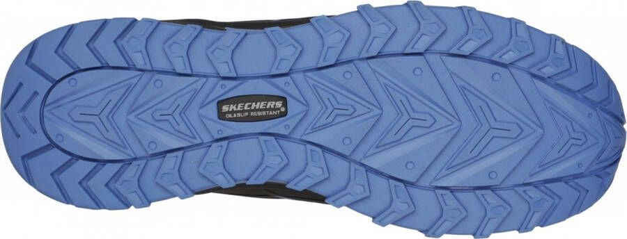 Skechers Lace up sneaker Boot with Composite safety Toe Black Blue - Foto 3