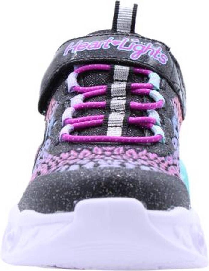 Skechers Kids Sneakers FLUTTER HEART LIGHTS LOVES WILD met felgekleurde zool - Foto 6