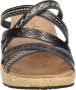 Skechers Beverlee Tiger Posse sandalen met sleehak zwart Dames - Thumbnail 12