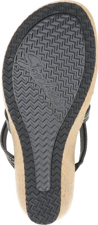 Skechers Luxe Foam dames slipper Zwart