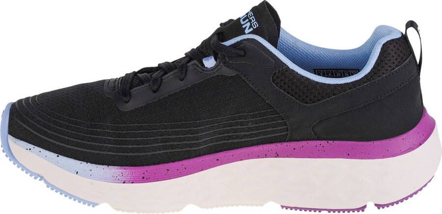 Skechers Max Cushioning Delta Sunny Road 129118-BKBL Vrouwen Zwart Hardloopschoenen Sportschoenen