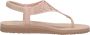 Skechers Meditation New Moon Sandalen Plat roze - Thumbnail 12