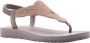 Skechers Meditation Pearl Perfection Dames Slippers Taupe - Thumbnail 4