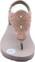 Skechers Meditation Pearl Perfection Dames Slippers Taupe - Thumbnail 5