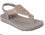 Skechers Meditation Pearl Perfection Dames Slippers Taupe - Thumbnail 9