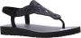 Skechers Meditation Pearl Perfection Dames Slippers Zwart - Thumbnail 10