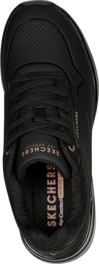 Skechers Million Air Elevated Air Dames Sneakers Zwart