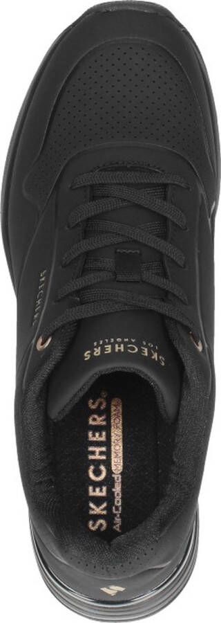 Skechers Million Air Elevated Air Dames Sneakers Zwart