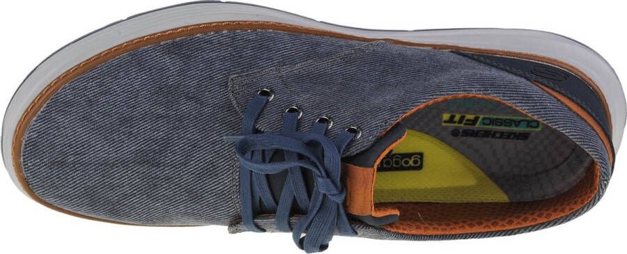 Skechers Moreno Ederson Sneakers Blauw Textiel Heren - Foto 8