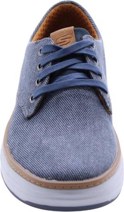 Skechers Moreno Ederson Sneakers Blauw Textiel Heren - Foto 13