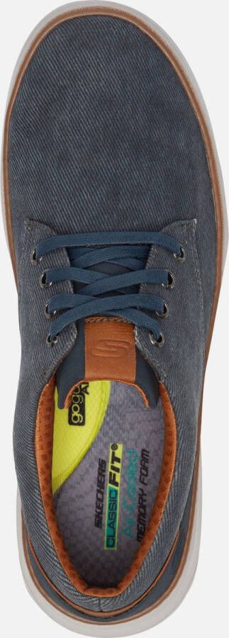 Skechers Moreno Ederson Sneakers Blauw Textiel Heren - Foto 9