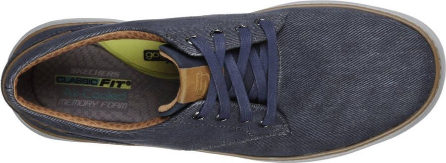 Skechers Moreno Ederson Sneakers Blauw Textiel Heren - Foto 11