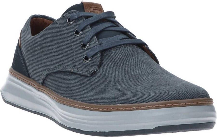 Skechers Moreno Ederson Heren Veterschoenen Navy