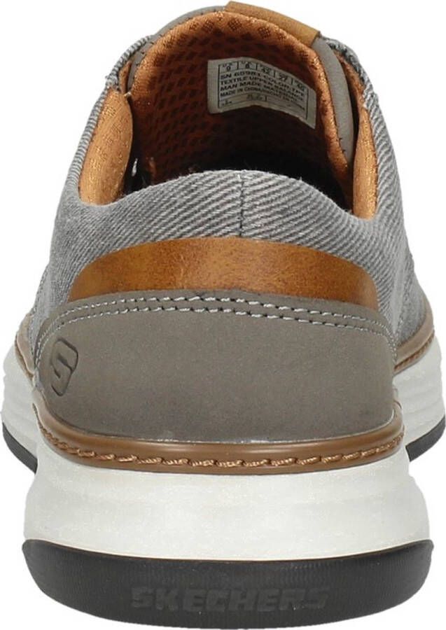 Skechers Moreno Ederson Sneakers Taupe Textiel Heren - Foto 13