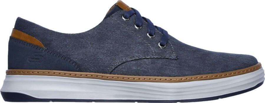 Skechers Moreno Ederson Sneakers Blauw Textiel Heren - Foto 8