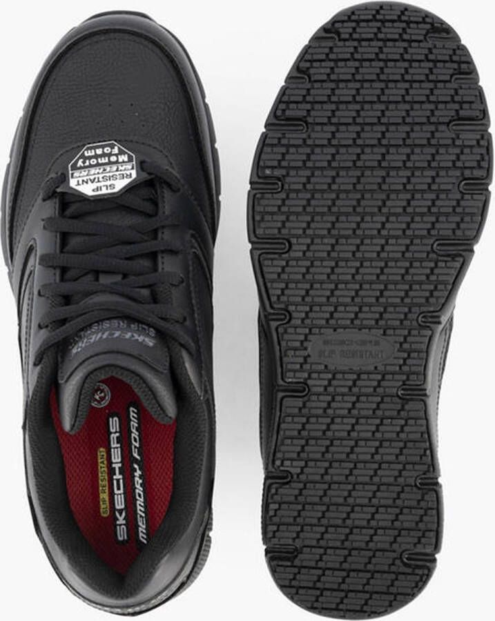 Skechers Nampa heren werkschoenen zwart Extra comfort Memory Foam