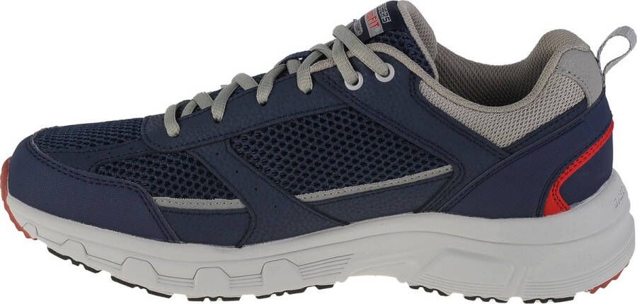 Skechers Oak Canyon Verketta 51898 NVGY Mannen Marineblauw Sneakers Sportschoenen - Foto 5