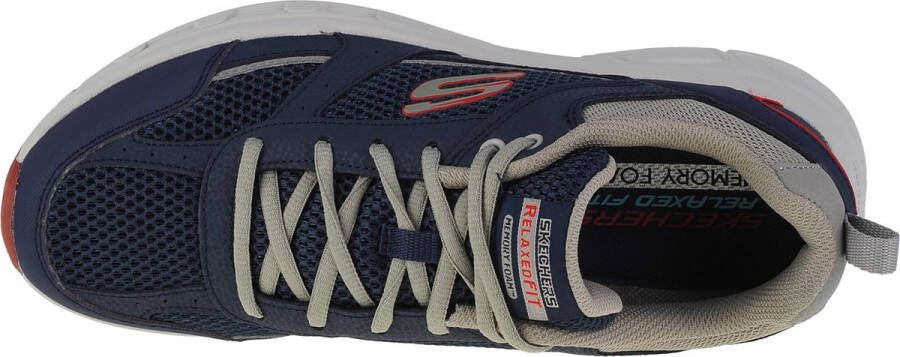 Skechers Oak Canyon Verketta 51898 NVGY Mannen Marineblauw Sneakers Sportschoenen