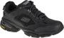 Skechers Oak Canyon-Redwick 51896-BBK Mannen Zwart Sneakers Schoenen - Thumbnail 4