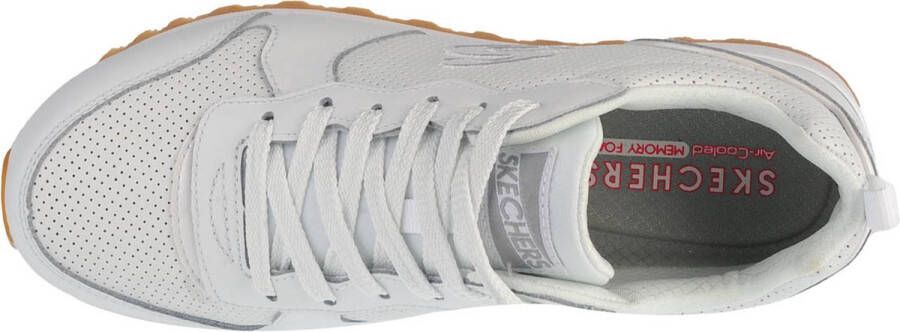 Skechers OG 85-Porthole 155348-WHT Vrouwen Wit Sneakers