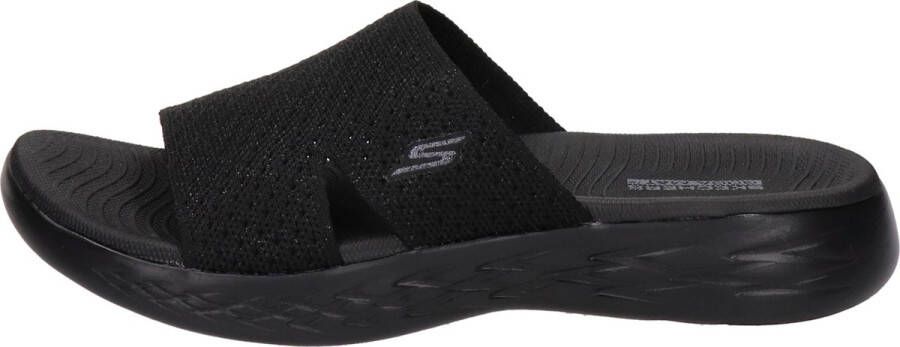 Skechers On The Go 600 Adore dames slippers Zwart