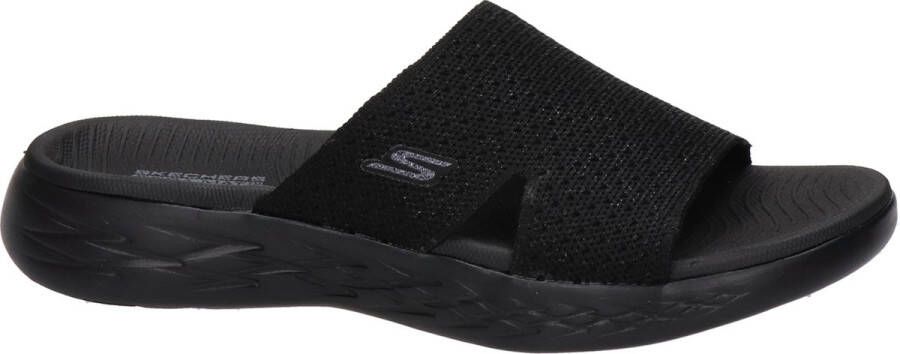 Skechers On The Go 600 Adore dames slippers Zwart