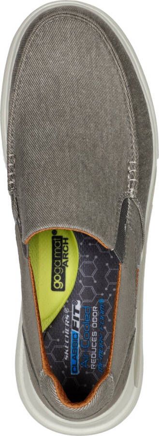 Skechers Proven Suttner Heren Instappers Taupe - Foto 4