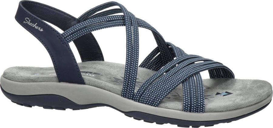 Skechers Reggae Slim Turn It Up Dames Sandalen Navy