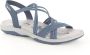 Skechers Reggae Slim Turn It Up Dames Sandalen Navy - Thumbnail 21