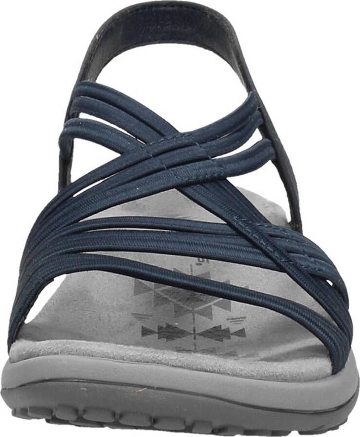 Skechers Reggae Slimpy Stretch Vegan sandalen blauw