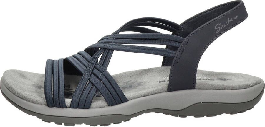 Skechers Reggae Slimpy Stretch Vegan sandalen blauw