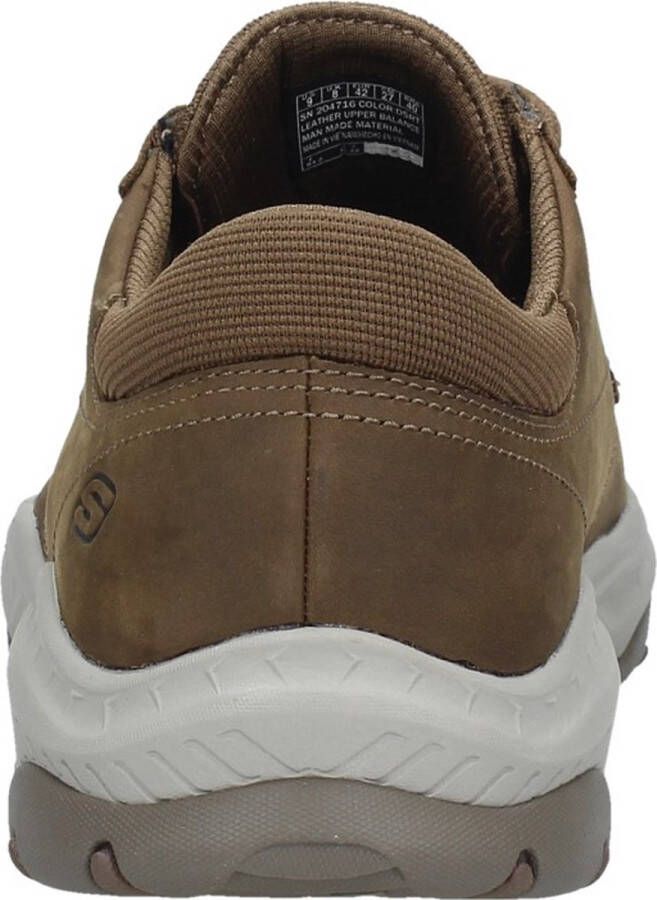 Skechers Relaxed Fit: Craster Fenzo Veterschoenen Laag cognac