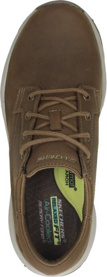 Skechers Relaxed Fit: Craster Fenzo Veterschoenen Laag cognac