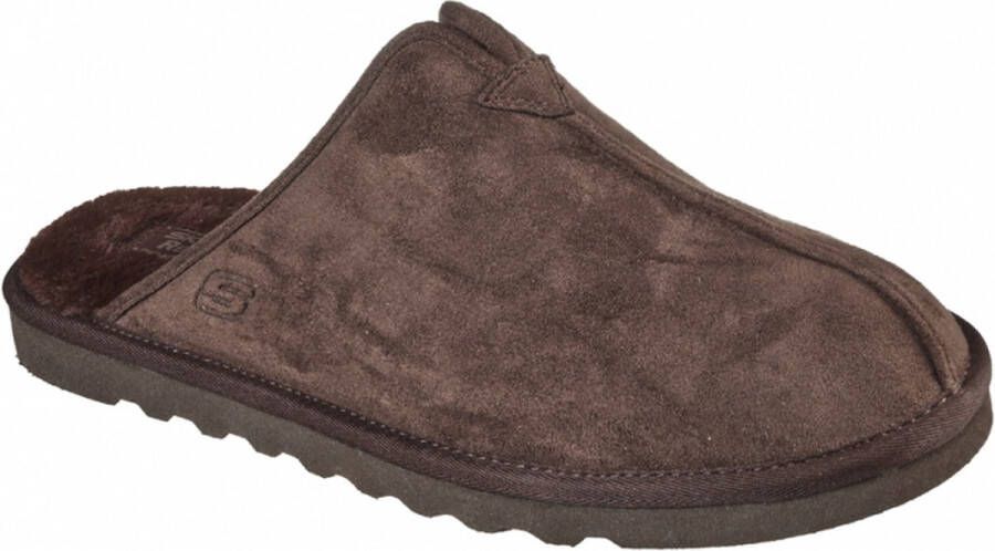 Skechers Pantoffels Bruin ImitatiesuÃ¨de 370420 Heren Imitatiesuède