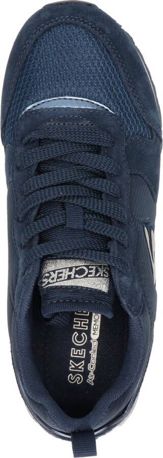 Skechers Retros-Og 85-Goldn Gurl Dames Sneakers Donkerblauw