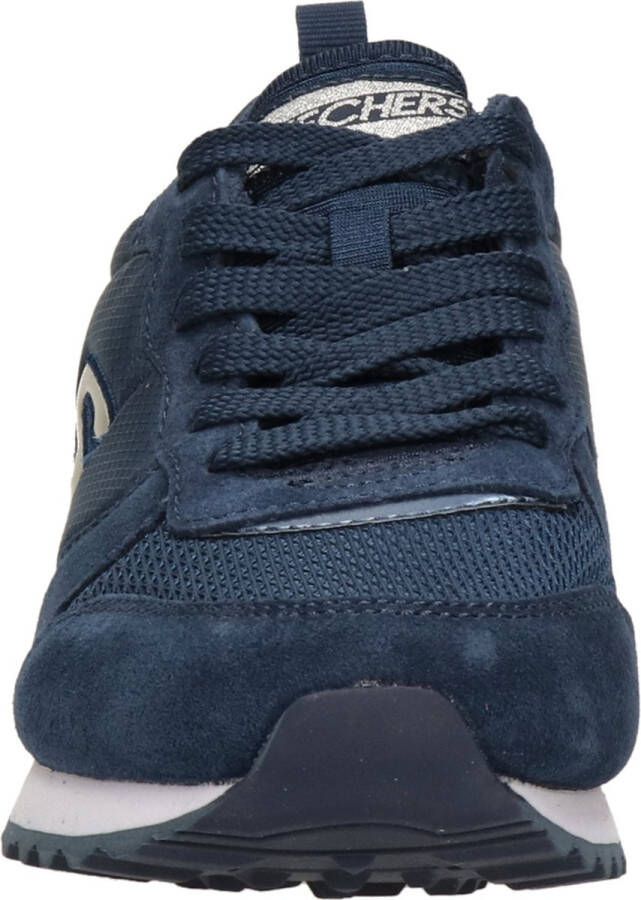 Skechers Retros-Og 85-Goldn Gurl Dames Sneakers Donkerblauw