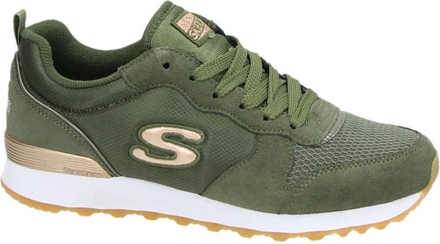 Skechers Sneakers GoldN Gurl Vrijetijdsschoen halfschoen veterschoen met air-cooled memory foam