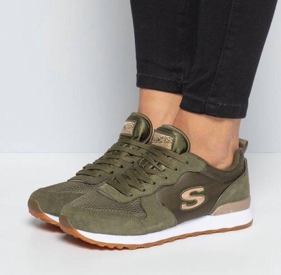 Skechers Retros-Og 85-Goldn Gurl Dames Sneakers Olive