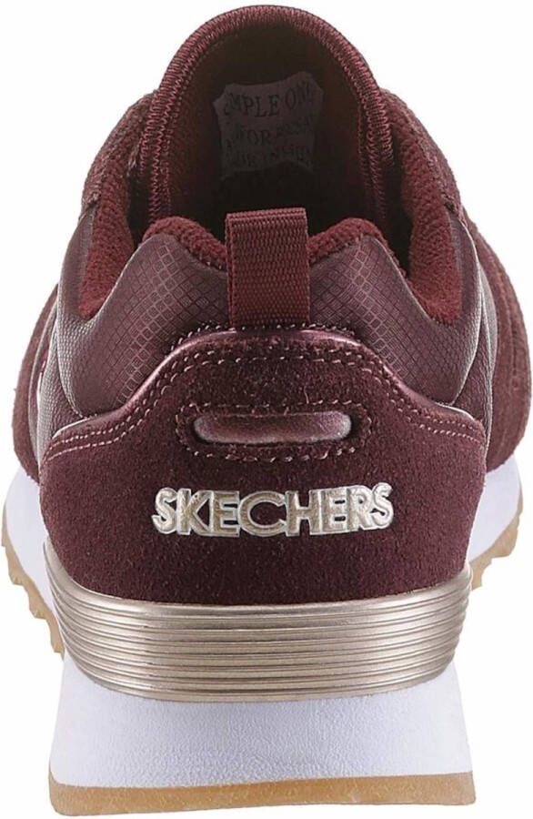 Skechers Sneakers GoldN Gurl Vrijetijdsschoen halfschoen veterschoen met air-cooled memory foam